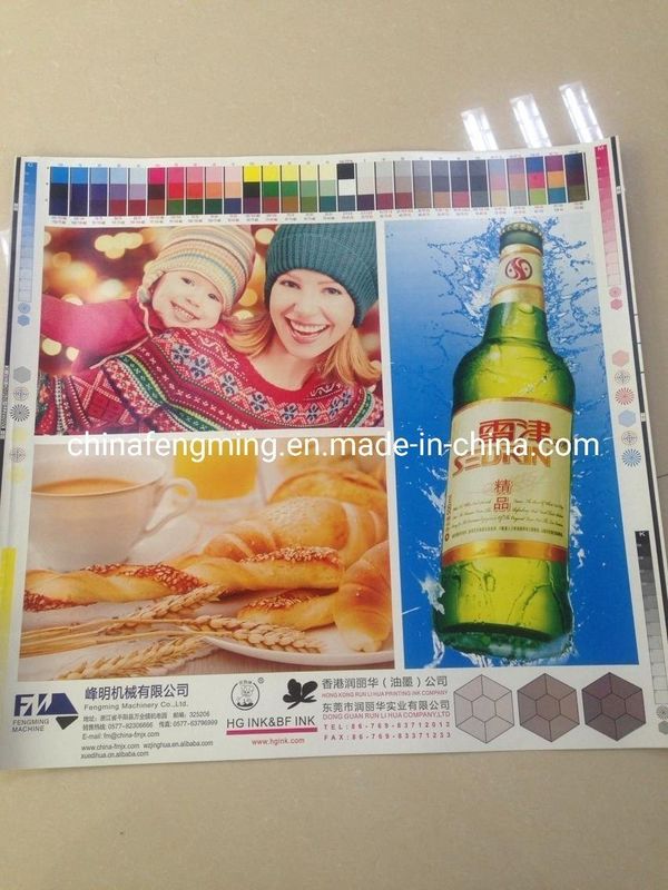 5色フレックスグラフィック印刷機 紫外線IRドライヤーと送料情報