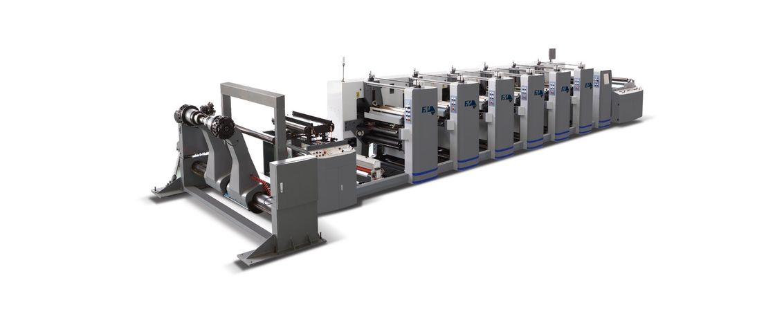 PEコーティングダブルフレックス印刷機 100mm Webロール直径とUVIRドライヤー