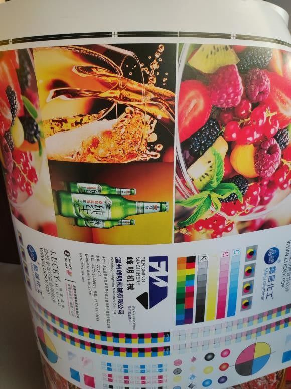 4 6 8 カラーロール・トゥ・ロール・ペーパー プラスチックフィルム 非織布 織布袋 包装 フレクソ印刷機
