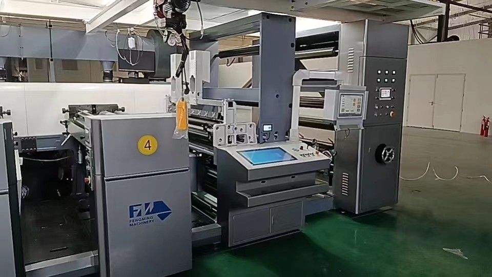 マックス.メカニカルスピード 150m/min フレクソプリンティングユニット 大型リワイダー 直径 1524mm