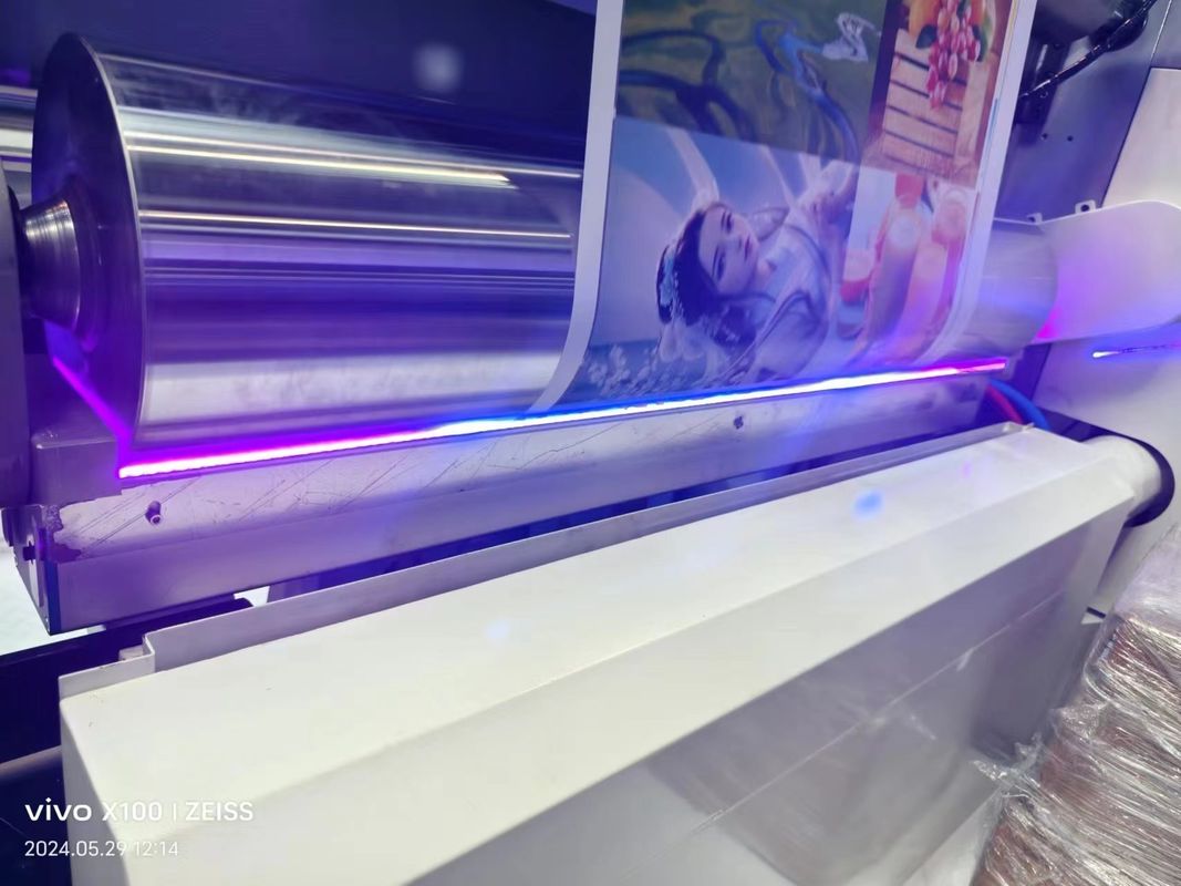UV セルボ フレクソ 印刷機 1350mm ロール・トゥ・ロール紙カップ 新品 カードプリンター インラインギア 印刷店