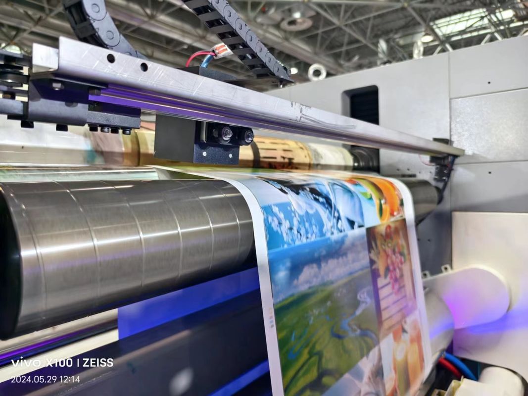 UV セルボ フレクソ 印刷機 1350mm ロール・トゥ・ロール紙カップ 新品 カードプリンター インラインギア 印刷店