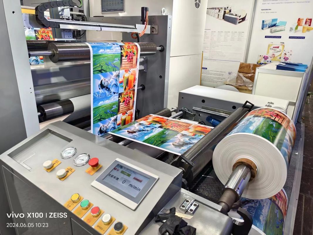 高速4色フレクソ印刷機 ロール・トゥ・ロールフレクソ印刷機 フレクソ印刷機
