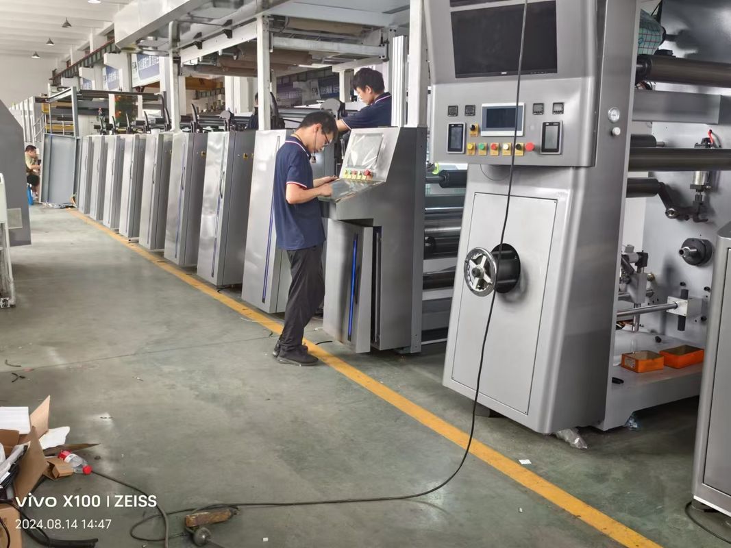 オートマティック フレクソ印刷機 プラスチックフィルムと紙のラベルユニットタイプ フレクソ印刷機 カラー