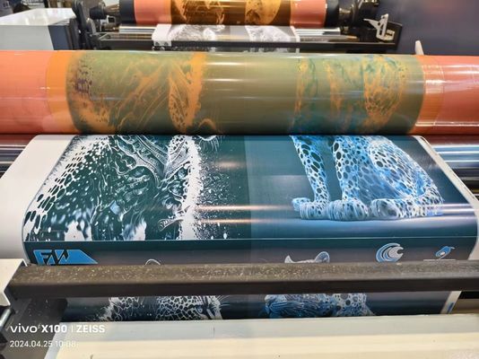 ハンバーガー・サンドイッチ・ファーストフード用紙包装袋用紙の自動ロール紙フレックス印刷機